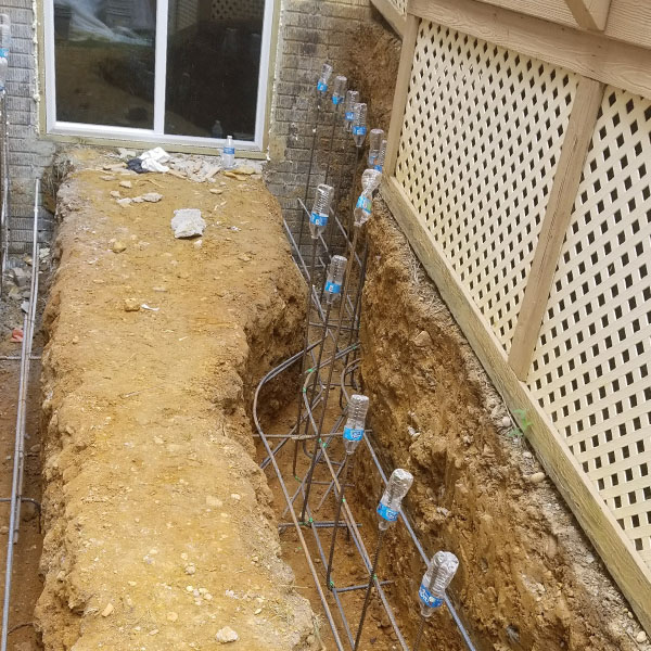 Basement foundation repair