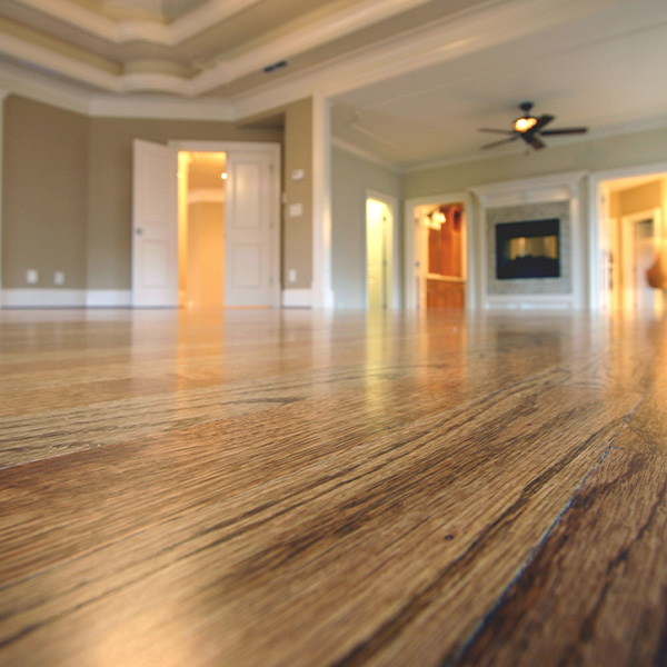 New bedroom with hardwood floors