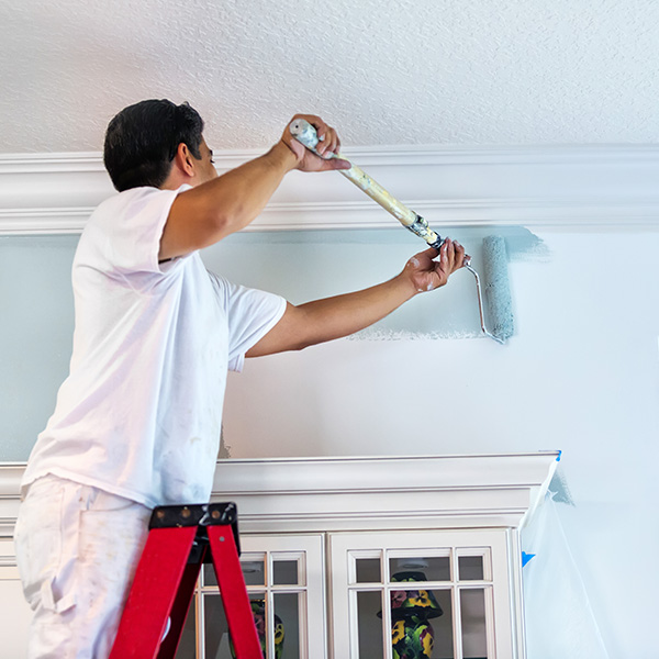 House painter painting residential home interior